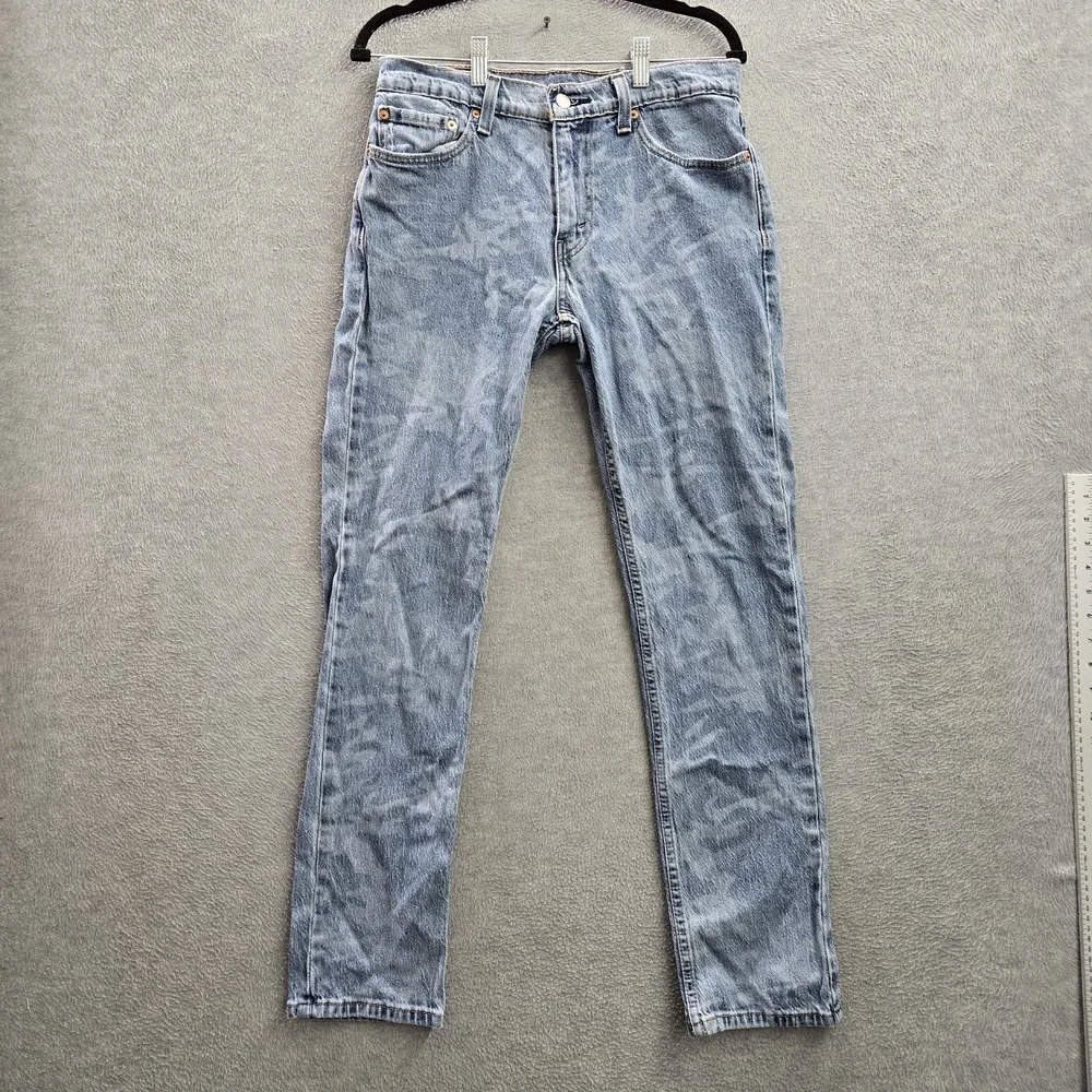 Levi's 511 Men‎ Jeans 32X32 Light Blue Denim Slim Fit 29